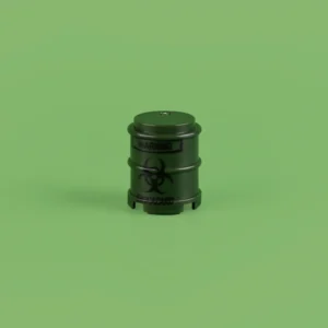 Custom Piece Miniature – Biohazard Warning Drum – 3D Print for LEGO Minifigure