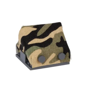 Custom Piece Miniature – Forest Camouflage Pup Tent – 3D Print for LEGO minifigure