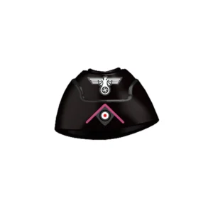 Custom Piece Miniature – German Panzer Side Cap (M38 Schiffchen) Cloth Accessory (or head wrap) – 3D Print for LEGO minifigure
