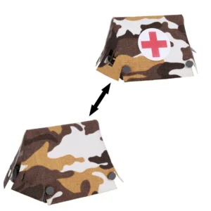 Custom Piece Miniature – Large Classic Desert Camouflage Medical Tent – 3D Print for LEGO minifigure