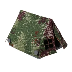 Custom Piece Miniature – Large Green Digital Camouflage Tent – 3D Print for LEGO minifigure