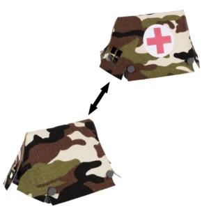 Custom Piece Miniature – Large Woodland Camouflage Medical Tent – 3D Print for LEGO minifigure