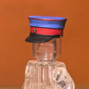 Custom Piece Miniature – Soviet NKVD Officer Visor Cap – 3D Print for LEGO minifigure Custom Piece Miniature – Soviet NKVD Officer Visor Cap – 3D Print for LEGO minifigure