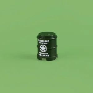 Custom Piece Miniature – U.S. Army Gasoline Drum (84 Octane) – 3D Print for LEGO Minifigure Custom Piece Miniature – U.S. Army Gasoline Drum (84 Octane) – 3D Print for LEGO Minifigure