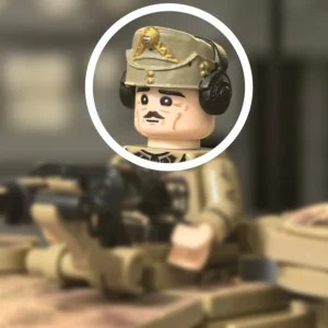 Custom Piece Miniature – WWII Hungarian Tank Commander Cap with Headset – 3D Print for LEGO Minifigure Custom Piece Miniature – WWII Hungarian Tank Commander Cap with Headset – 3D Print for LEGO Minifigure