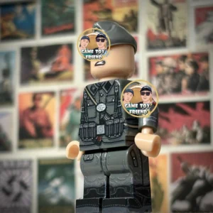 Minifigure - German NCO (Unteroffizier) with Iron Cross Ribbon WWII (LEGO Compatible) Minifigure - German NCO (Unteroffizier) with Iron Cross Ribbon WWII (LEGO Compatible)