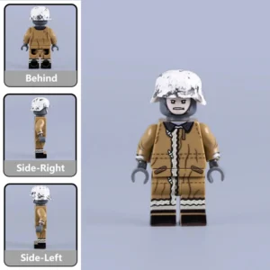 Minifigure - German Soldier in Winter Gear from World War II (LEGO Compatible)