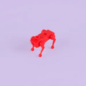Minifigure – Military Mechanical Dog Robot Dog Bright Red (LEGO Compatible)