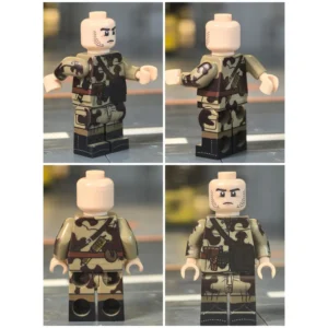 Minifigure – Soviet Paratrooper Machine Gunner (VDV Gunner) during World War II (LEGO Compatible) Minifigure – Soviet Paratrooper Machine Gunner (VDV Gunner) during World War II (LEGO Compatible)
