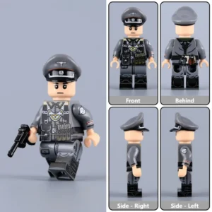 Minifigure - German Feldgendarmerie Lieutenant (Officer) (Military Police Officer) WWII (LEGO Compatible) Minifigure - German Feldgendarmerie Lieutenant (Officer) (Military Police Officer) WWII (LEGO Compatible)