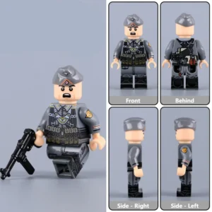 Minifigure - German Feldgendarmerie Sergeant (NCO)(Military Police Squad Leader) WWII (LEGO Compatible) Minifigure - German Feldgendarmerie Sergeant (NCO)(Military Police Squad Leader) WWII (LEGO Compatible)