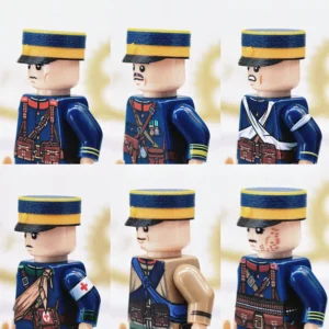 Minifigure – Imperial Japanese Army (IJA) Soldiers – Russo-Japanese War Era (1904-1905) (LEGO Compatible)