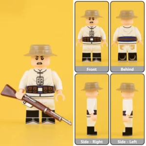 Minifigure – Late Qing Dynasty Wuwei Corps Soldier (Right Division) (Imperial Chinese Army – Yuan Shikai's New Army) (LEGO Compatible)