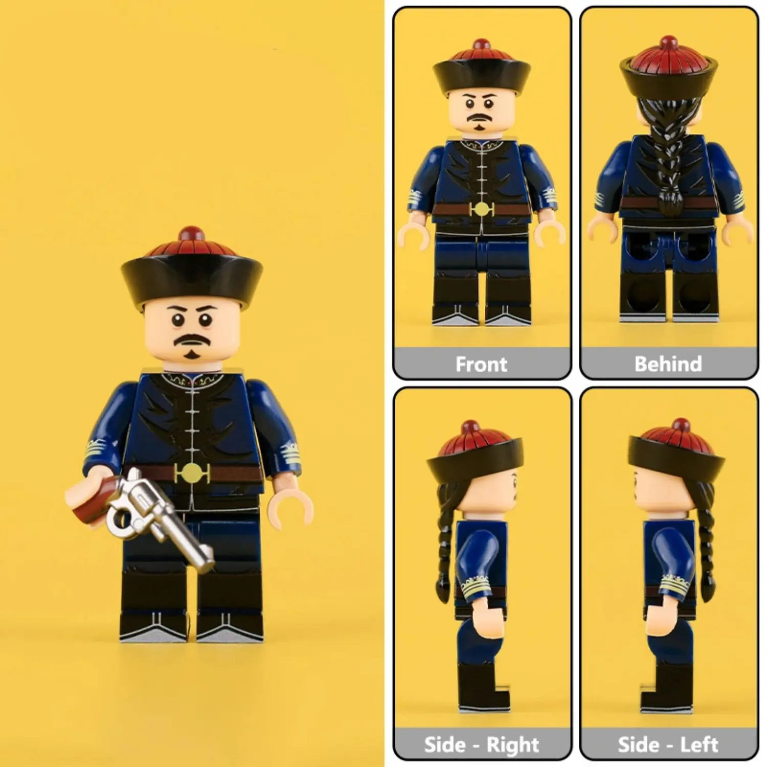Minifigure – Qing Dynasty Imperial Army Officer Commander (LEGO Compatible)