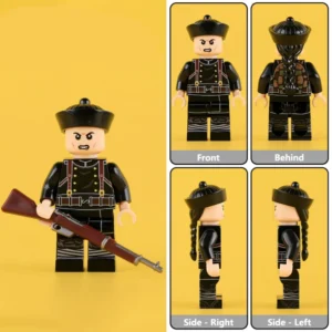 Minifigure – Qing Dynasty Imperial Army Soldier New Army Infantryman (LEGO Compatible)