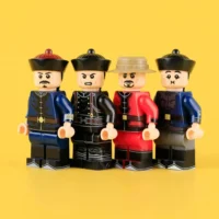 the front of the Minifigure – Late Qing Dynasty Imperial Army Squad (LEGO Compatible)