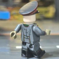 the back of the Minifigure - General Erich Ludendorff (First Quartermaster General of the Imperial German Army - 1918) WWI (LEGO Compatible)