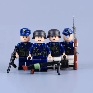 Minifigure - German Kriegsmarine Coastal Assault Troops WWII (LEGO Compatible)