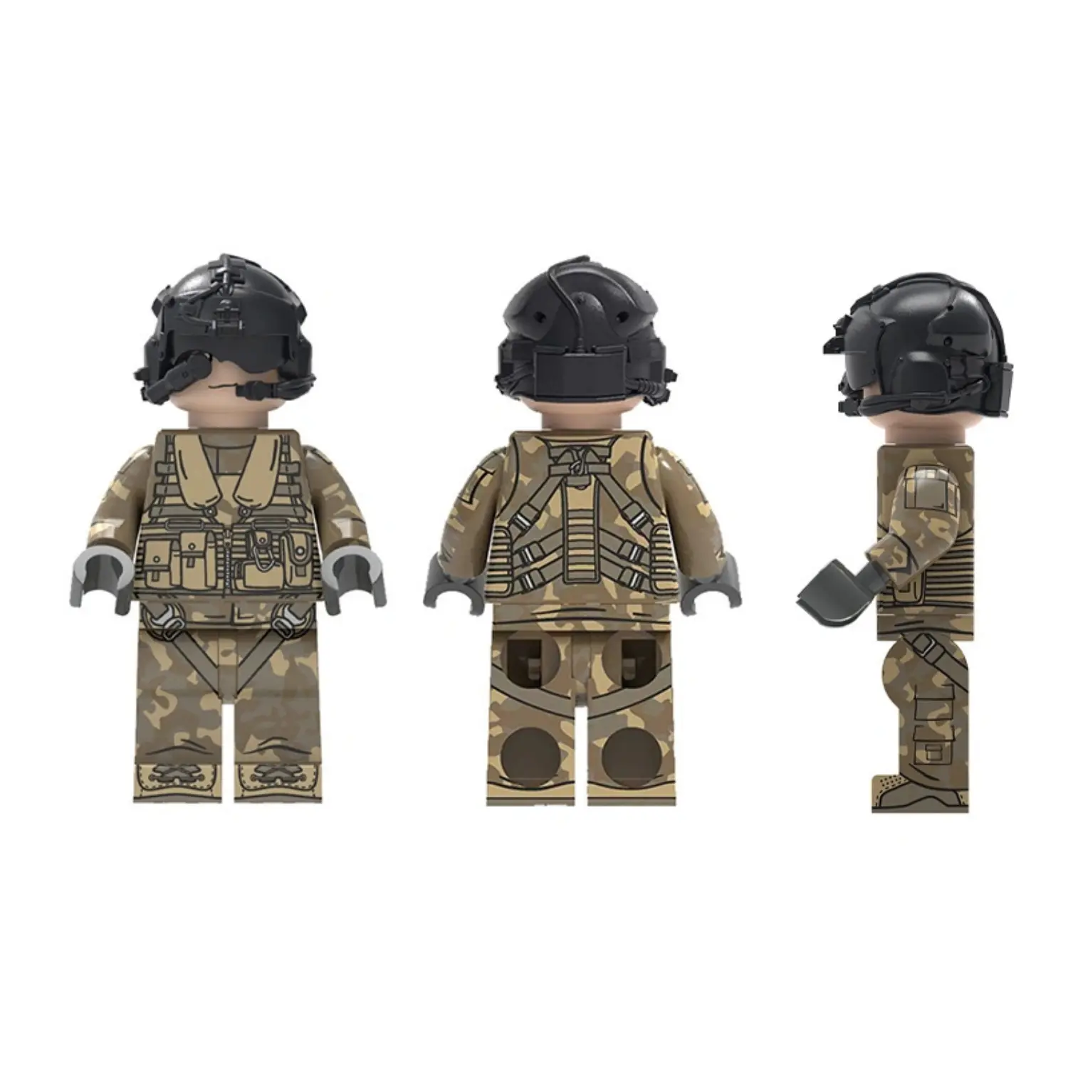 Minifigure - Modern Ground Special Forces Operator Tactical Commando (LEGO Compatible)
