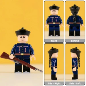 Minifigure – Qing Dynasty Infantry soldier (LEGO Compatible)
