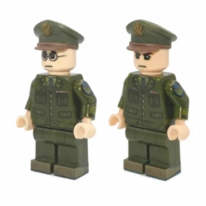 Minifigure – US Army Air Forces (USAAF) Officers Set WWII (LEGO Compatible)