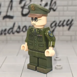Minifigure – US Army Artillery Officer (Attached to USAAF) WWII (LEGO Compatible)