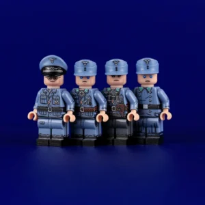 Minifigure - German Luftwaffe (Air Force) Ground Forces Set WWII (LEGO Compatible)