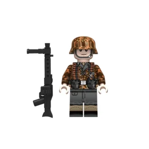 Minifigure - German Waffen-SS Machine Gunner (MG34) WWII (LEGO Compatible) Minifigure - German Waffen-SS Machine Gunner (MG34) WWII (LEGO Compatible)