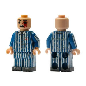 Minifigure - Nazi Concentration Camp Political Prisoner (Injured/Red Triangle) WWII (LEGO Compatible) Minifigure - Nazi Concentration Camp Political Prisoner (Injured/Red Triangle) WWII (LEGO Compatible)