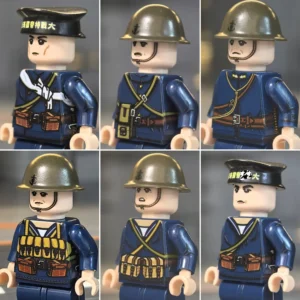 Minifigure – Imperial Japanese Navy (IJN) SNLF Squad WWII (LEGO Compatible) Minifigure – Imperial Japanese Navy (IJN) SNLF Squad WWII (LEGO Compatible)