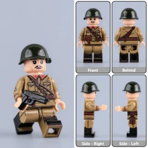 Minifigure – Soviet Red Army Officer Political Commissar WWII (LEGO Compatible) Minifigure – Soviet Red Army Officer Political Commissar WWII (LEGO Compatible)