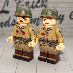 Minifigure – U.S. Army Battle Casualties (Omaha Beach) WWII (LEGO Compatible) Minifigure – U.S. Army Battle Casualties (Omaha Beach) WWII (LEGO Compatible)