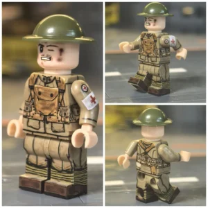 Minifigure – U.S. Army Combat Medic WWI (LEGO Compatible) Minifigure – U.S. Army Combat Medic WWI (LEGO Compatible)
