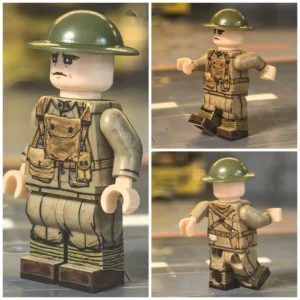 Minifigure – U.S. Army Infantryman (Rifleman) WWI (LEGO Compatible) Minifigure – U.S. Army Infantryman (Rifleman) WWI (LEGO Compatible)