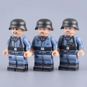 Minifigure - German Luftwaffe Flak Soldiers WWII (LEGO Compatible) Minifigure - German Luftwaffe Flak Soldiers WWII (LEGO Compatible)