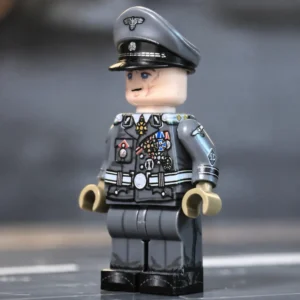 German Hans Landa SS-Standartenführer (Cinematic “Inglourious Basterds” Colonel) WWII - Custom Printed Brick Block Figure German Hans Landa SS-Standartenführer (Cinematic “Inglourious Basterds” Colonel) WWII - Custom Printed Brick Block Figure