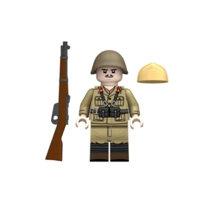 Minifigure - Royal Italian Army Infantry Rifleman (North Africa Tropical Variant) WWII (LEGO Compatible) Minifigure - Royal Italian Army Infantry Rifleman (North Africa Tropical Variant) WWII (LEGO Compatible)