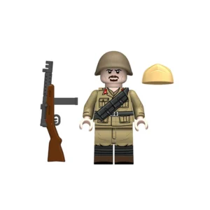 Minifigure - Royal Italian Army Submachine Gunner (North Africa Tropical Variant) WWII (LEGO Compatible) Minifigure - Royal Italian Army Submachine Gunner (North Africa Tropical Variant) WWII (LEGO Compatible)