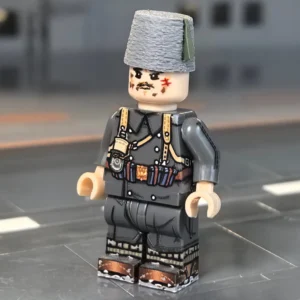 Minifigure - Serbian Army Infantryman (Grey Greatcoat Duty Variant & Šubara Hat) WWI (LEGO Compatible) Minifigure - Serbian Army Infantryman (Grey Greatcoat Duty Variant & Šubara Hat) WWI (LEGO Compatible)