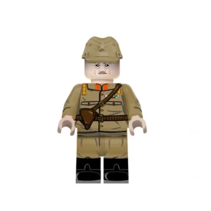 Minifigure – Imperial Japanese Army General High-Ranking Officer (Hideki Tojo likeness) WWII (LEGO Compatible) Minifigure – Imperial Japanese Army General High-Ranking Officer (Hideki Tojo likeness) WWII (LEGO Compatible)
