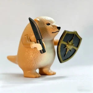 Minifigure – Meme Animal Warrior (What The Dog Doin Wo De Dao Dun) (LEGO Compatible) Minifigure – Meme Animal Warrior (What The Dog Doin Wo De Dao Dun) (LEGO Compatible)