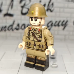 Imperial Japanese Army Knee Mortar Ija Type 89 Grenade Discharger Assistant Gunner Wwii Custom Printed Brick Block Figure