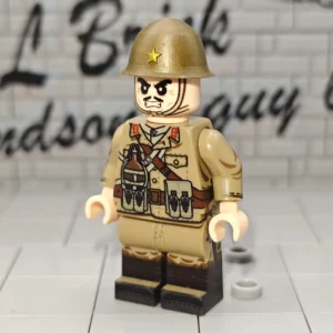 Imperial Japanese Army Submachine Gunner (wwii) Custom Printed Brick Block Figure
