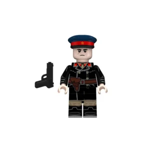 Soviet Nkvd Junior Lieutenant Wwii Custom Printed Brick Block Figure
