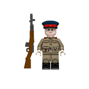 Soviet Nkvd Private Enlisted Soldier Wwii Custom Printed Brick Block Figure