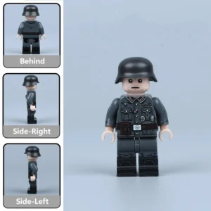 Wehrmacht Artillery Officer NCO (Artillerie Offizier Unteroffizier) (WWII) - Custom Printed Brick Block Figure Wehrmacht Artillery Officer Nco (artillerie Offizier Unteroffizier) (wwii) Custom Printed Brick Block Figure