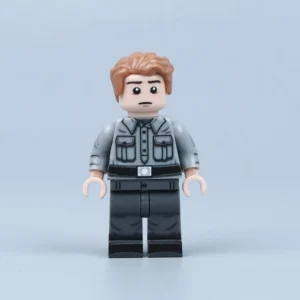 Wehrmacht Field Kitchen Crew Support Fatigue Duty Soldier In Tucked Shirt (wwii) Custom Printed Brick Block Figure