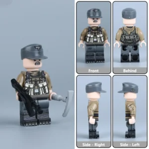 Wehrmacht Gebirgsjäger Assault Infantryman (WWII) - Custom Printed Brick Block Figure Wehrmacht Gebirgsjäger Assault Infantryman (wwii) Custom Printed Brick Block Figure