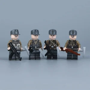 Wehrmacht Gebirgsjäger German Mountain Troops Squad (WWII) - Custom Printed Brick Block Figure Wehrmacht Gebirgsjäger German Mountain Troops Squad (wwii) Custom Printed Brick Block Figure