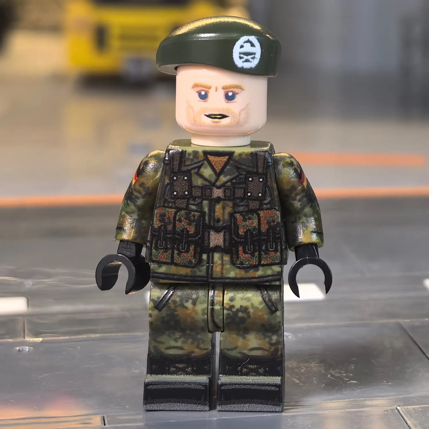 West German Bundeswehr Grenadier (flecktarn Variant) Late Cold War Custom Printed Brick Block Figure